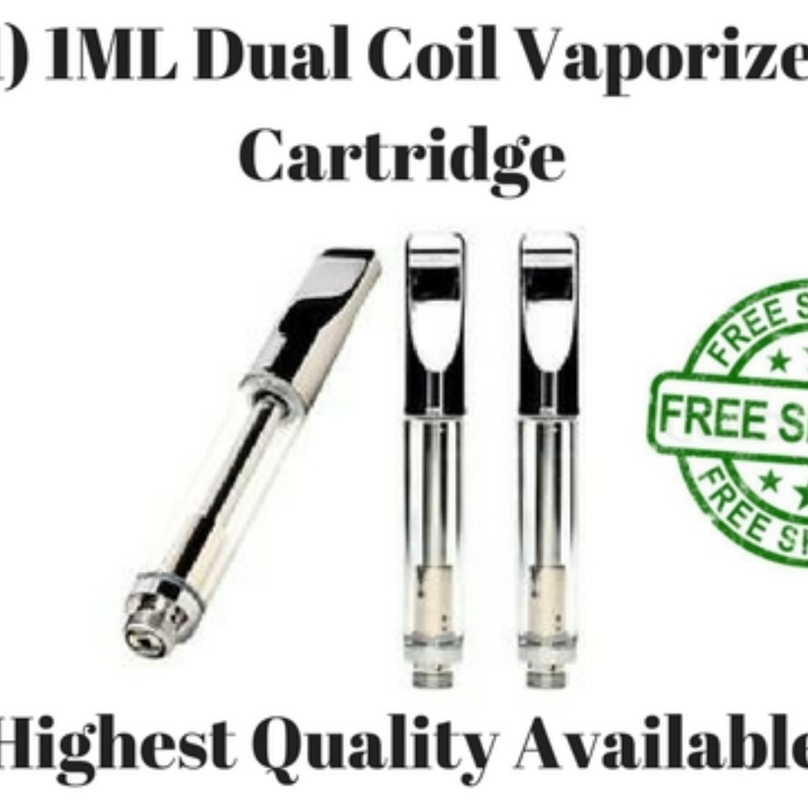 Miami Rave Bulk 1ML Dual Coil Vaporizer Cartridges Leafly